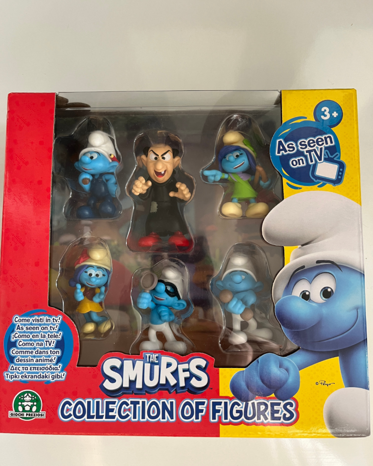 Şirinler Figür Seti 6 Şirin Seti Şirin Baba veya Gargamel Seti Gargamel