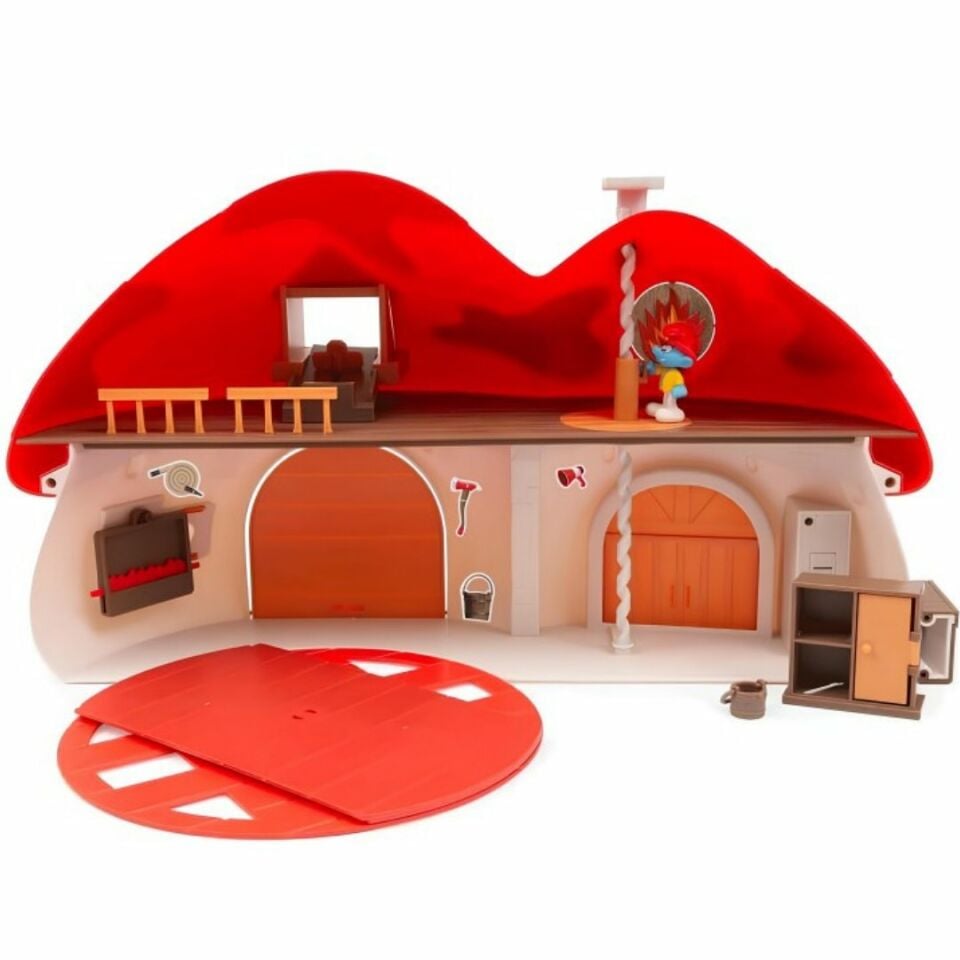 Sesli Şirinler İtfaiye İstasyonu Seti