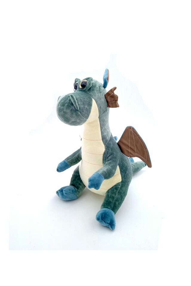 Peluş Dinazor 35 Cm - Mavi Su Dünyası Yeşil