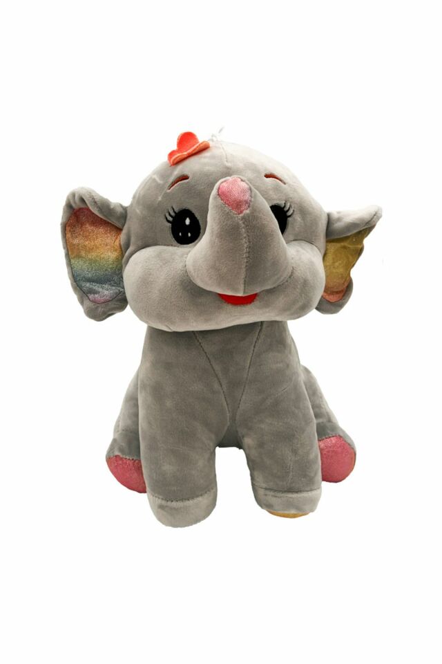 Peluş Fil - Mavi Su Dünyası Gri