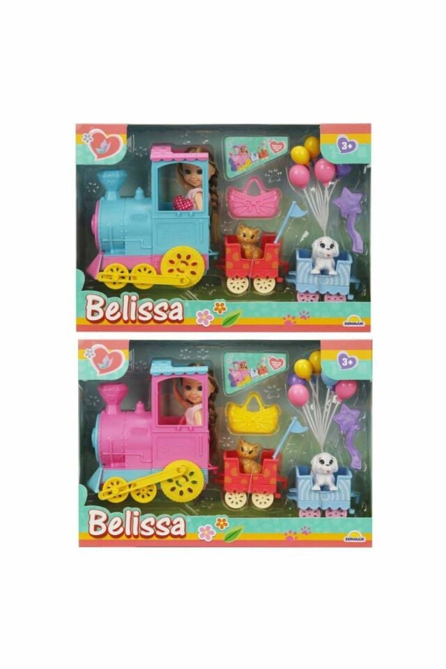 Oyuncak Bebek Belissa Tren Seti 15 Cm