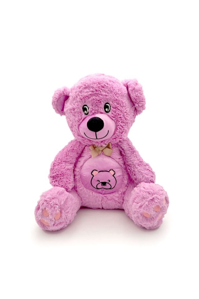 Peluş Göbekli Ayı - Mavi Su Dünyası Pembe