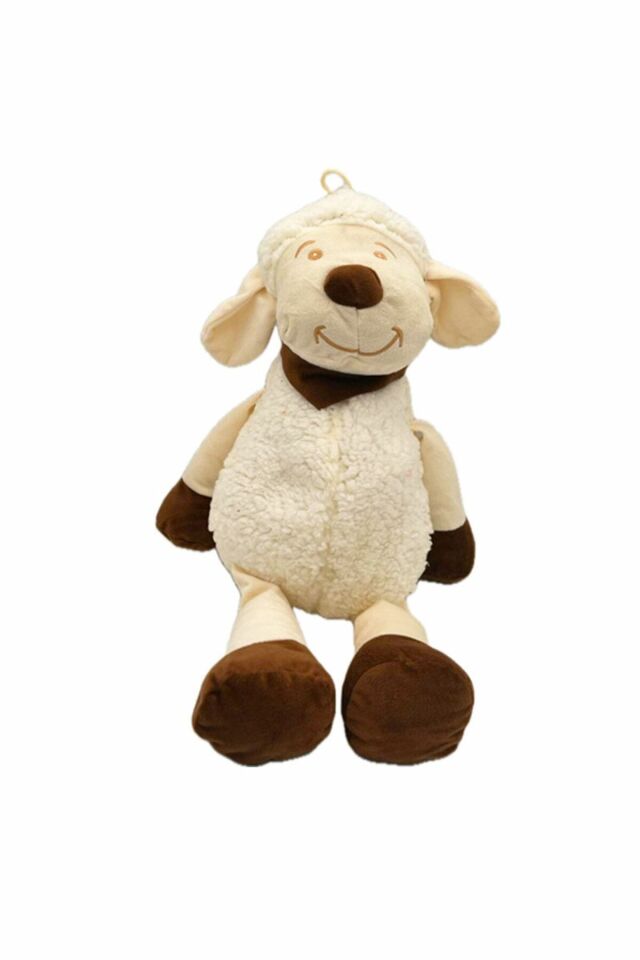 Peluş Renkli Kuzular 45 Cm BEYAZ