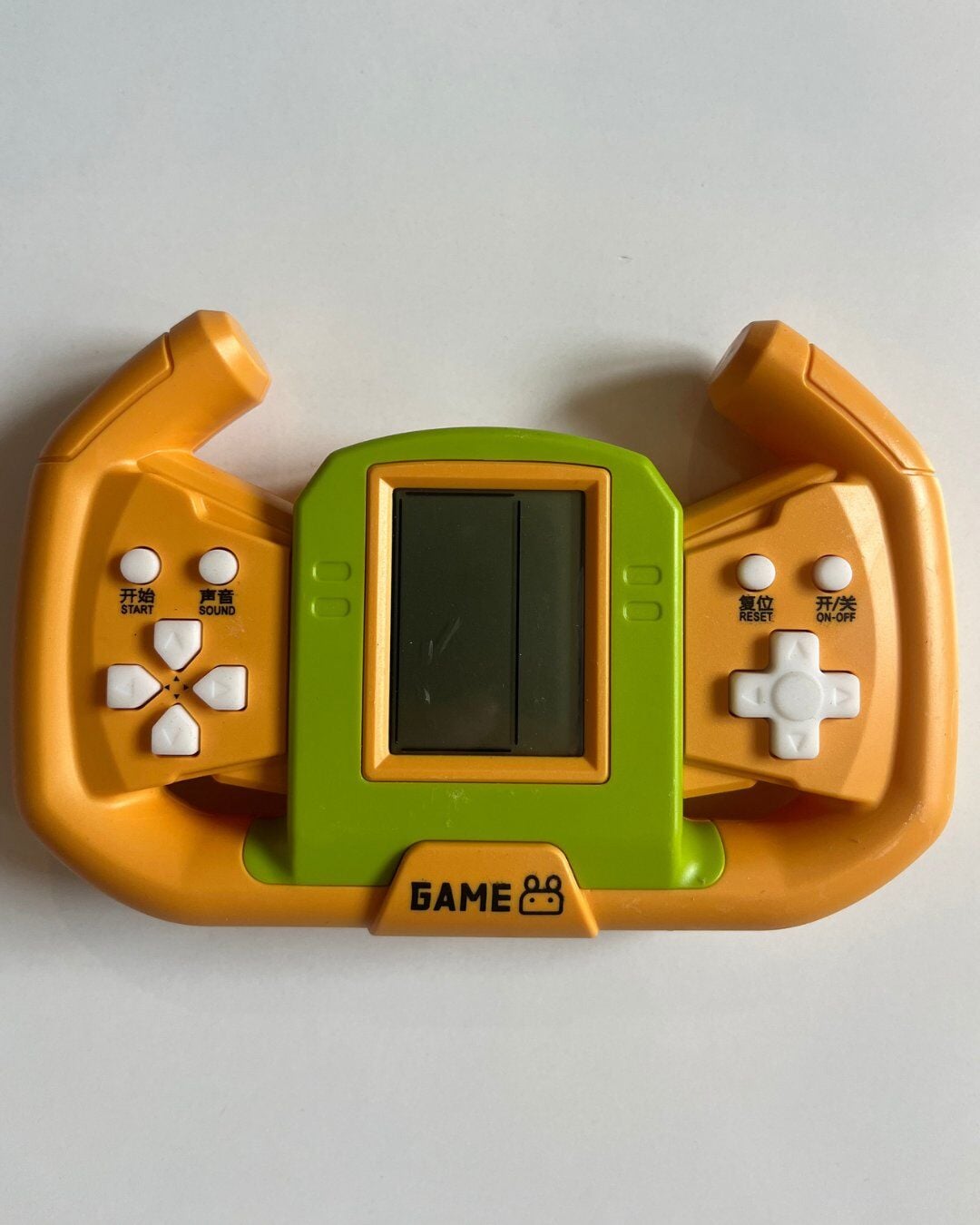 Direksiyon Turuncu Lime Yeşili Tetris 14x8 Cm