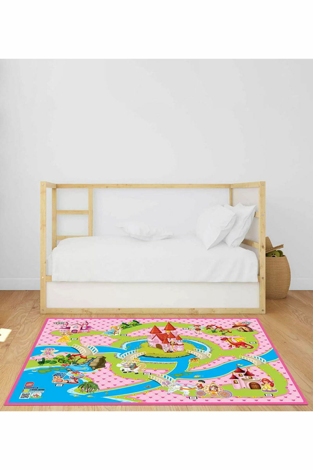 Prenses Oyun Halısı 150x100 Cm | Mavi Su Dünyası