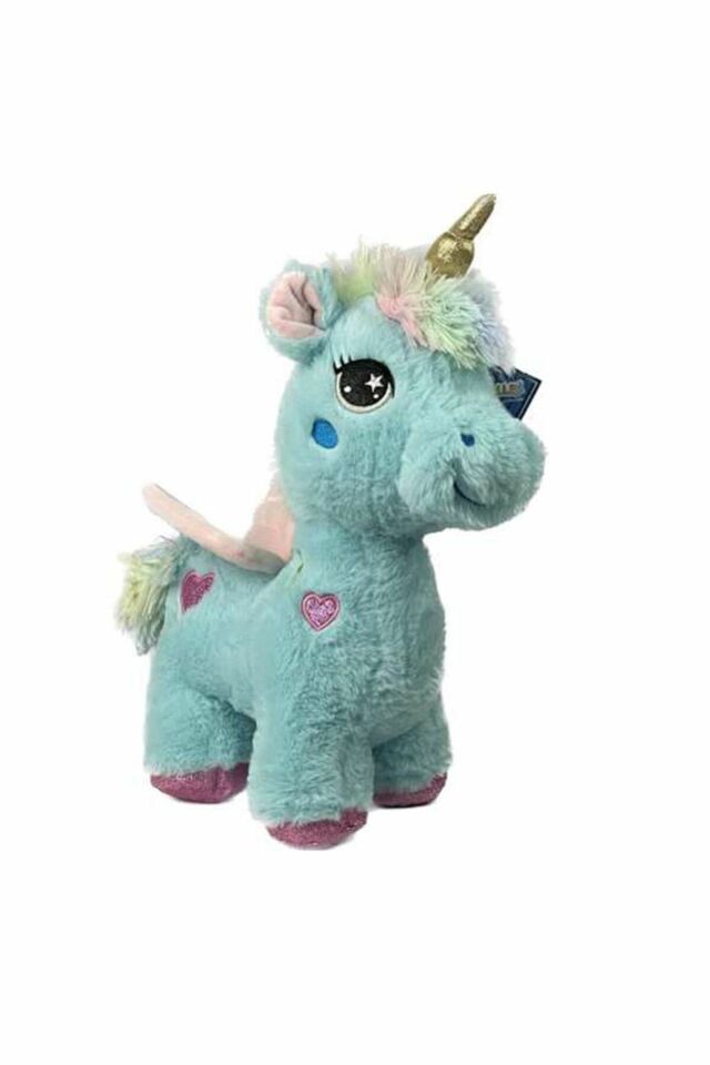 Peluş 80 Cm Unicorn - Mavi Su Dünyası Mavi