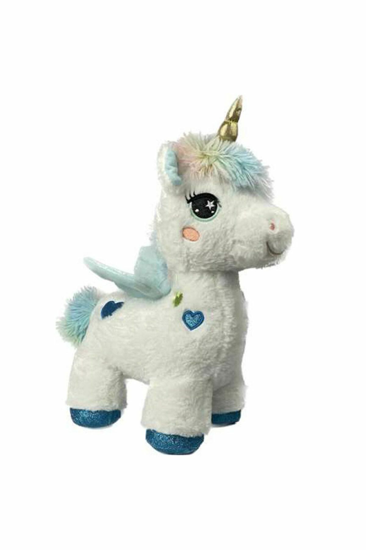 Peluş 80 Cm Unicorn - Mavi Su Dünyası BEYAZ