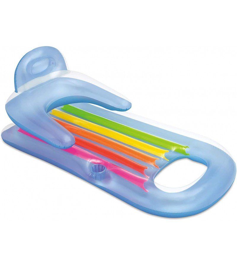 Renkli Açık Koltuk Deniz Yatağı 160 Cm Mavi