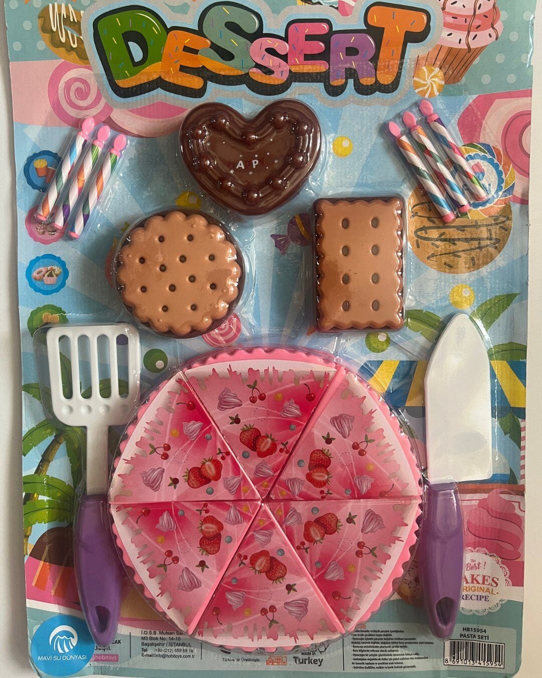 Oyuncak Pasta Seti 17 Parça