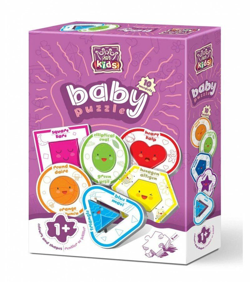 Bebek Eğitici Renkler ve Şekiller Puzzle