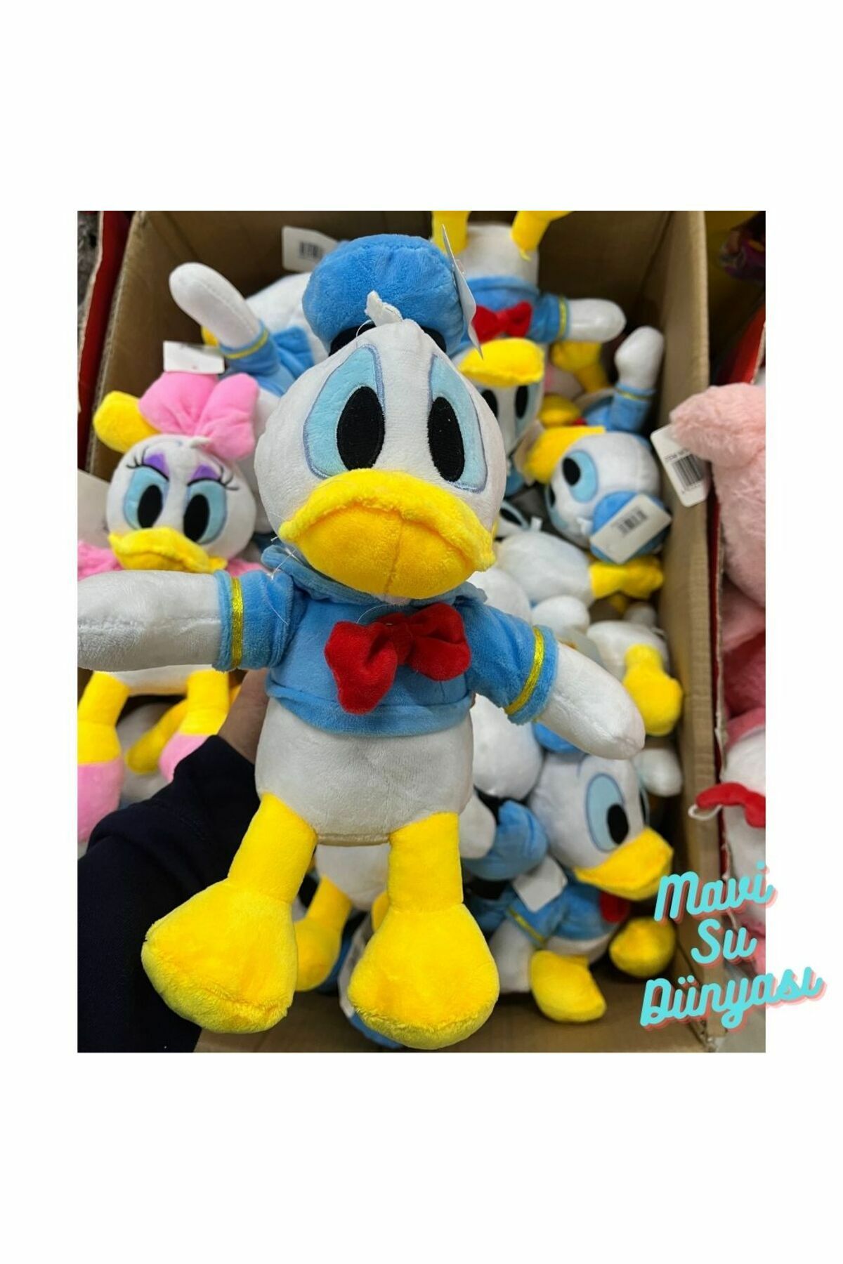 Peluş Ördek - Mavi Su Dünyası Mavi