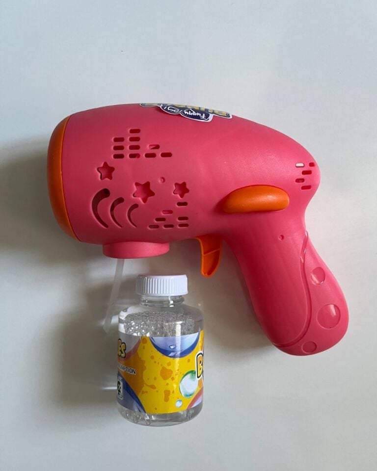 Köpük Tabancası Pembe Renkli 14 Cm