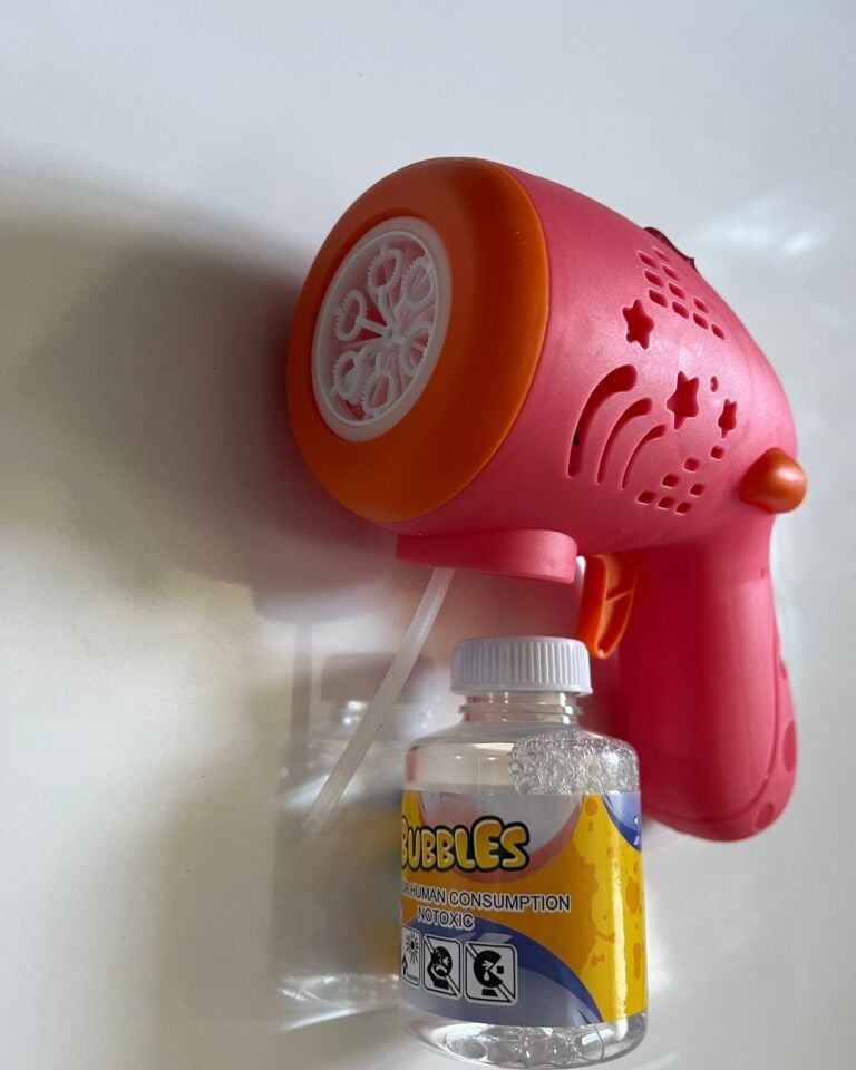 Köpük Tabancası Pembe Renkli 14 Cm