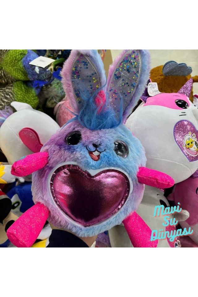 Peluş Ferby - Mavi Su Dünyası Mor - Pembe