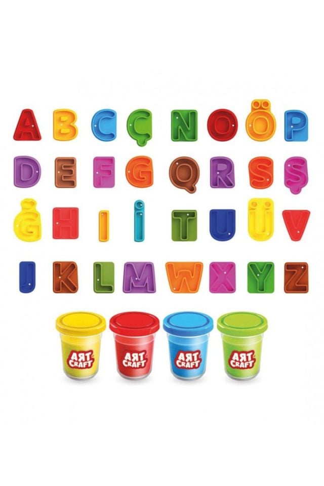 Alfabe Hamur Set 224 Gr Alfabeyi Öğreniyorum