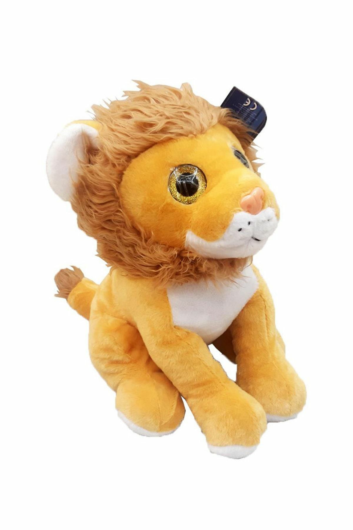 Peluş Iri Gözlü Yaban Hayvanları 35 Cm Desenli