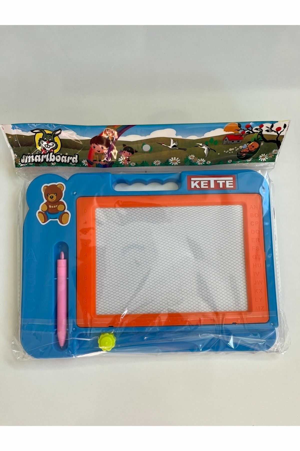 Çocuk Yazı Tahtası Mavi - Turuncu