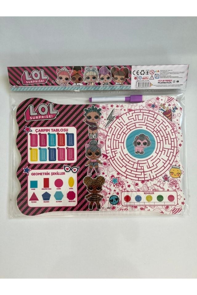 LOL Görünümlü Çocuk Yazı Tahtası