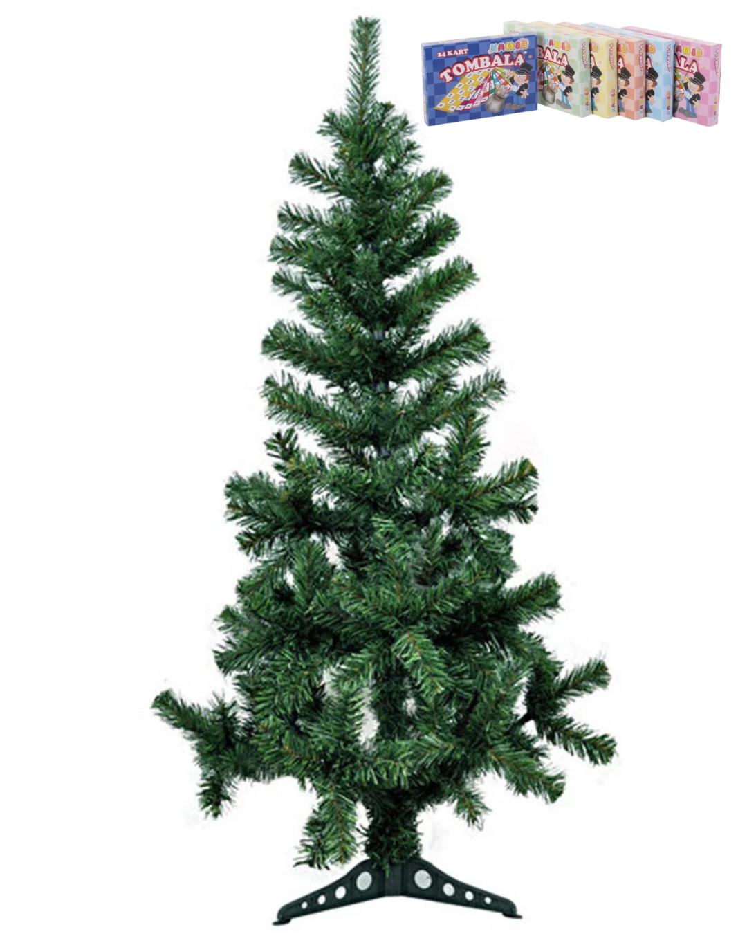 Yılbaşı Ağacı, Çam Ağacı 90 Cm 65 Dallı - Tombala Hediyeli