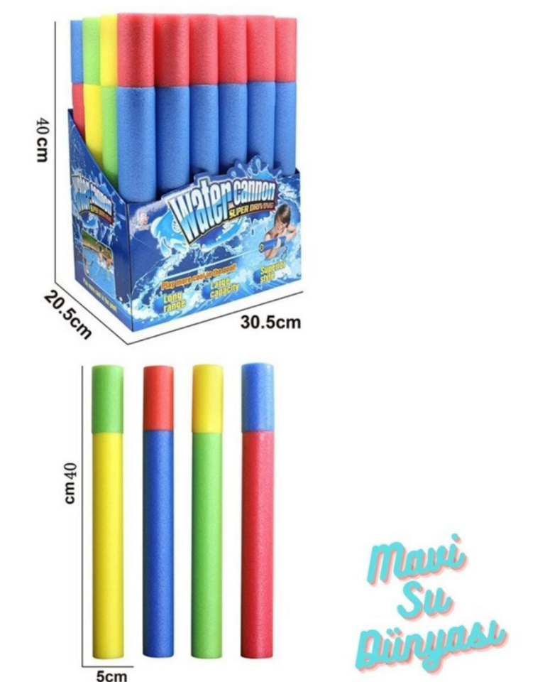 Süngerli Su Tabancası 40 Cm