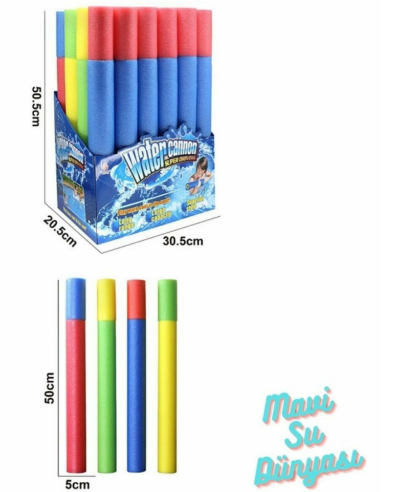 Süngerli Su Tabancası 50 Cm