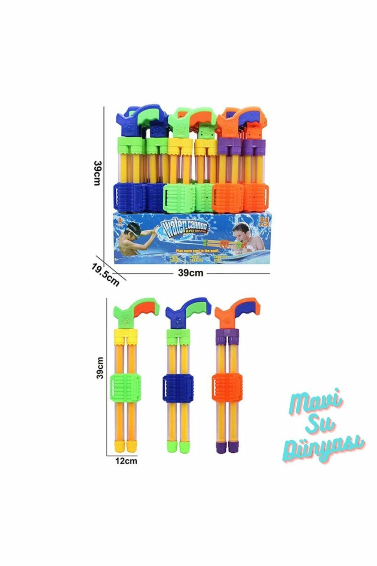 Su Tabancası 3 Atarlı 40 Cm