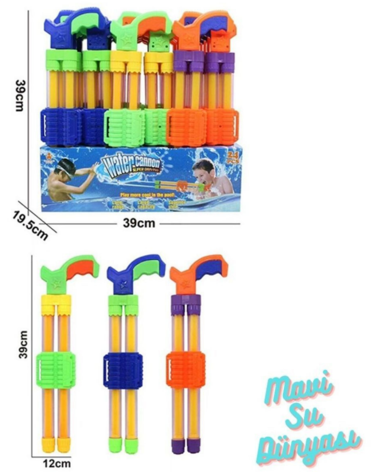 Su Tabancası 2 Atarlı 39 Cm