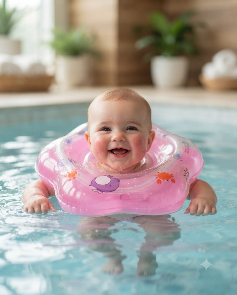 Bebek Boyun Simidi | Bebek Havuz ve Deniz Boyunluk | Pembe
