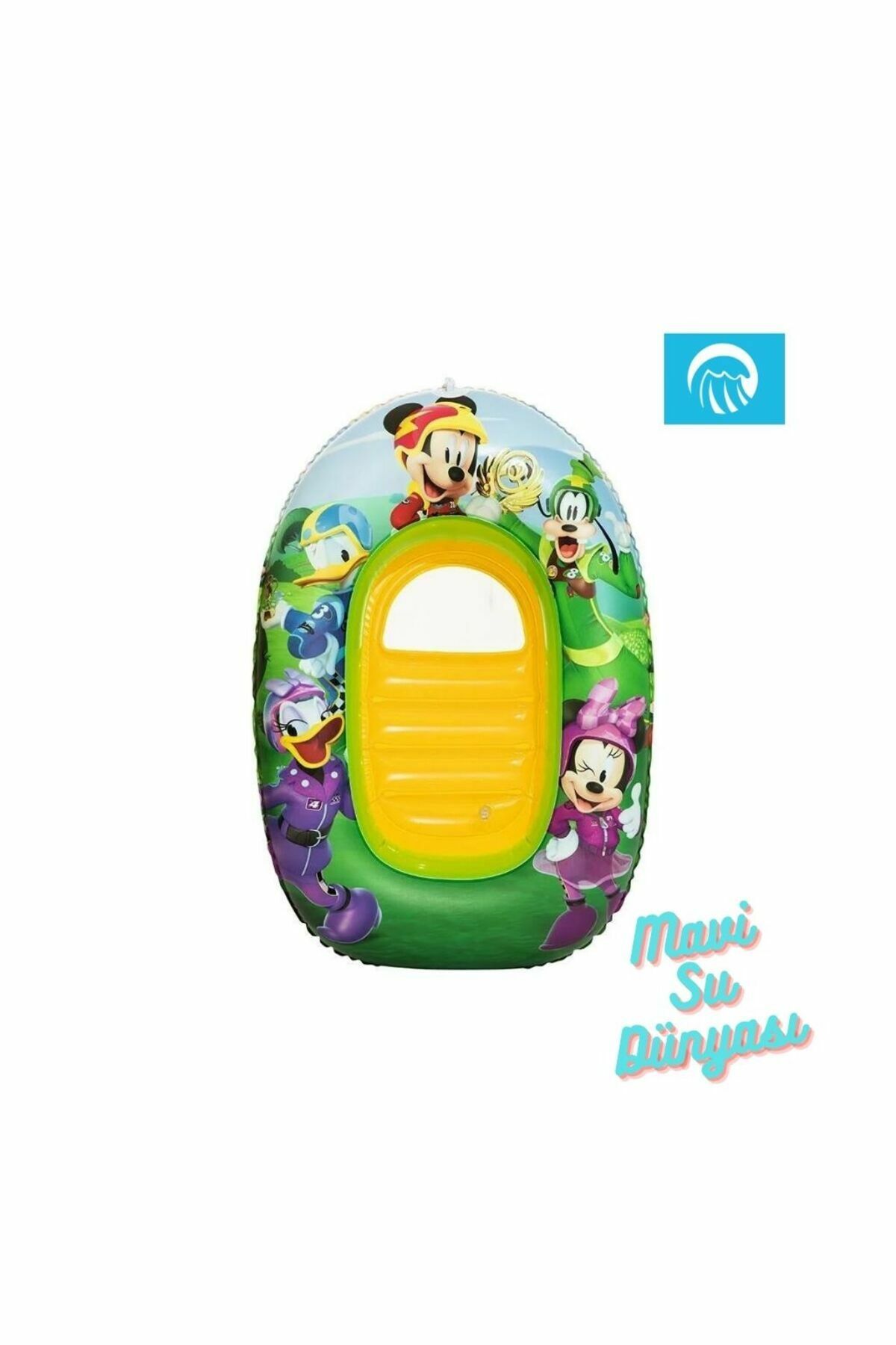 Çocuk Botu Mıckey Mouse 102 Cm x 69 Cm Float Bot - Mavi Su Dünyası