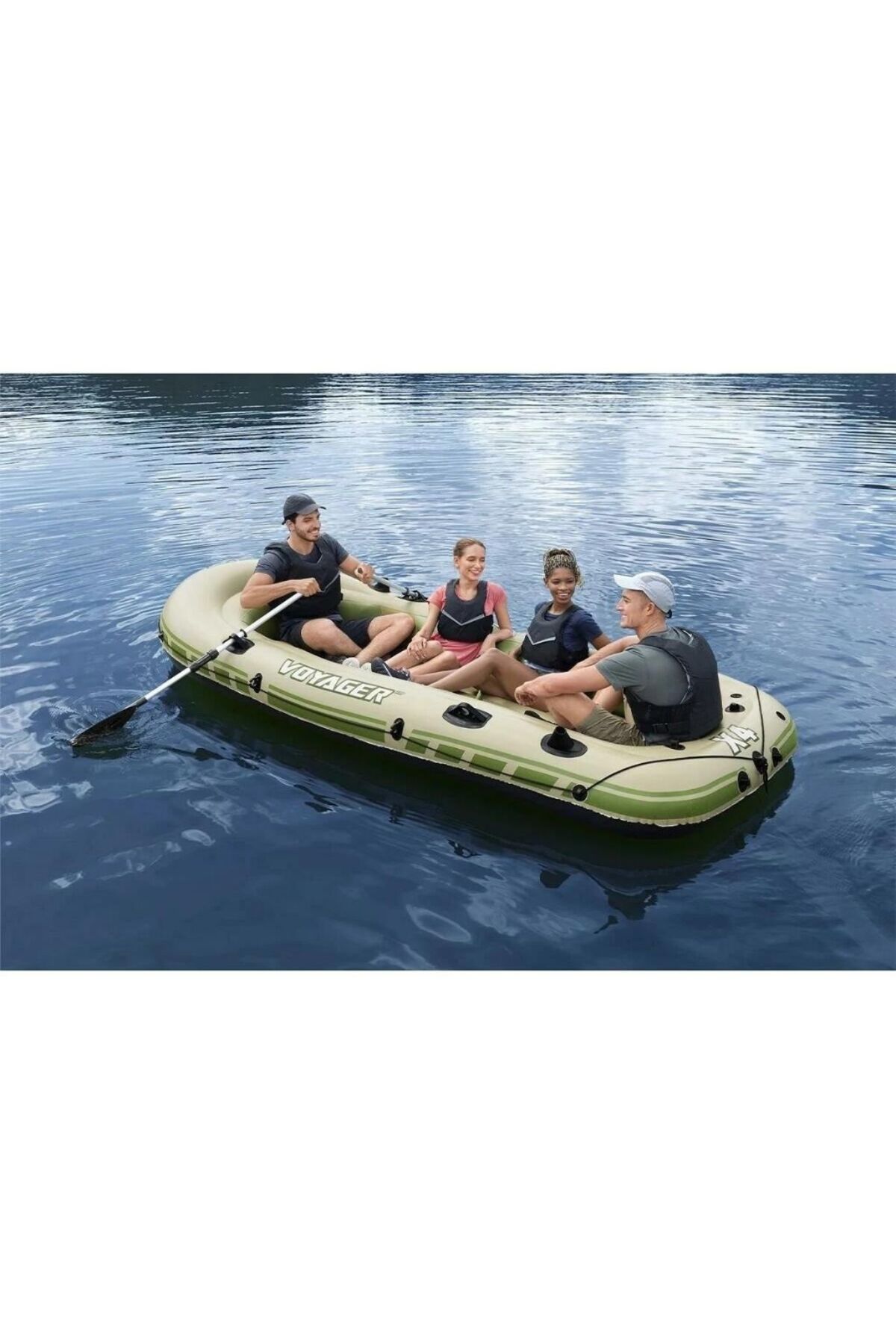 Voyager Bot Set Halinde 350 Cm x 145 Cm (Küpek ve Pompa Dahil) - Mavi Su Dünyası