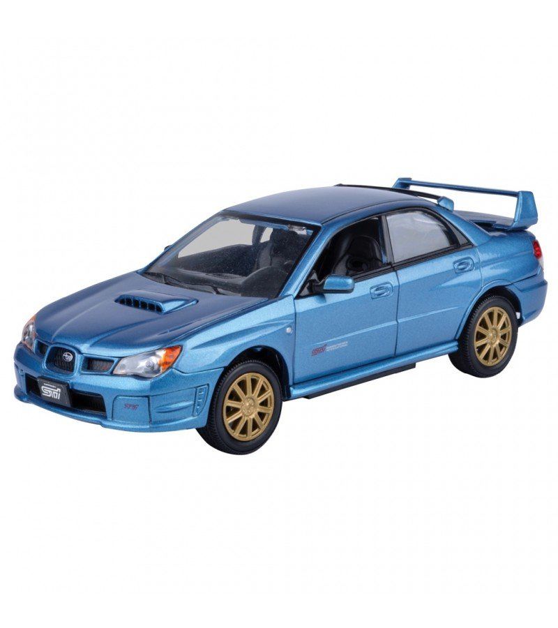 Subaru Impreza Wrx Stı Klasik Araba 1:24 Ölçütlü Mavi