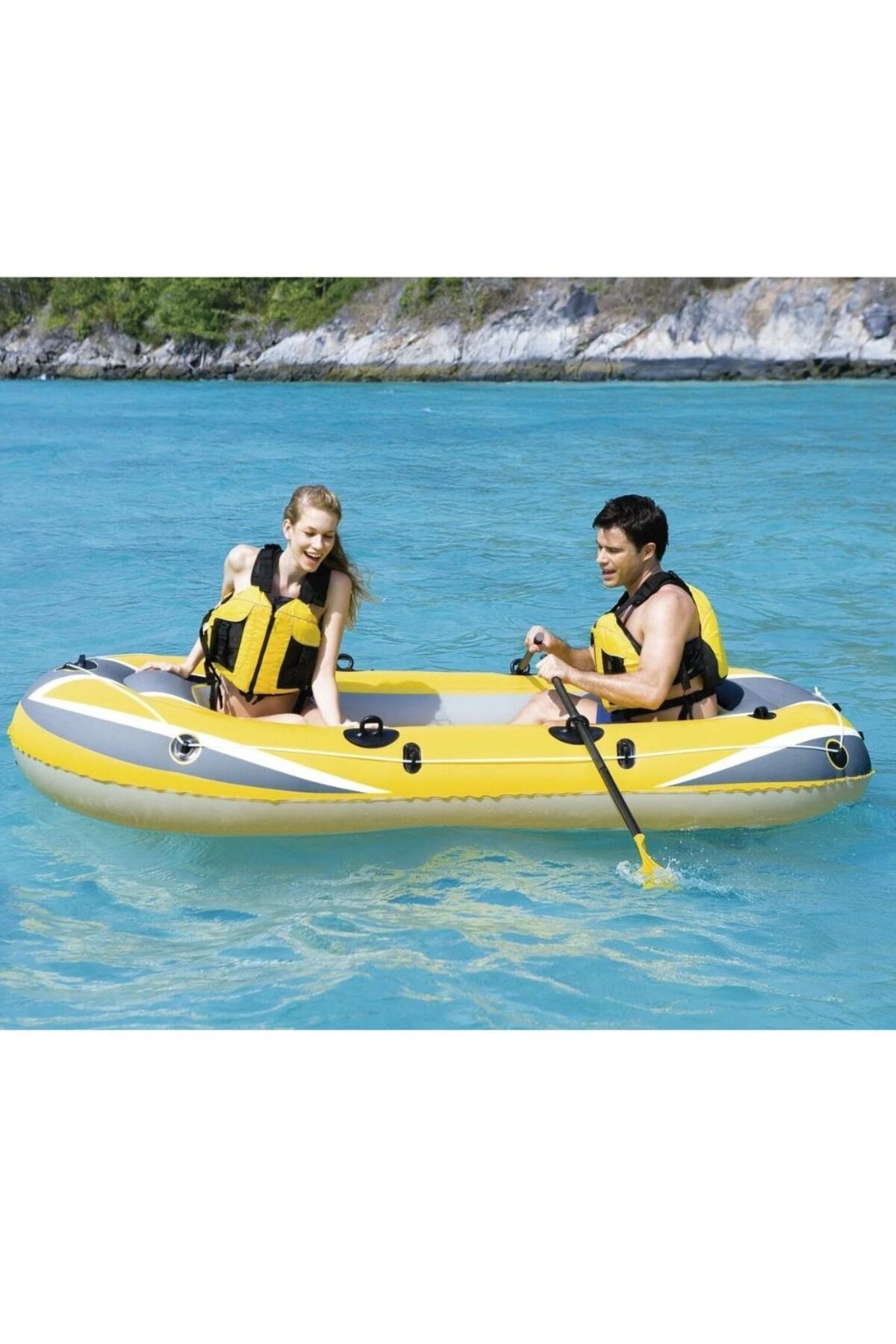 Treck X2 Bot Set Halinde 262 Cm x 145 Cm 2 Kişilik (Küpek ve Pompa Dahil) - Mavi Su Dünyası