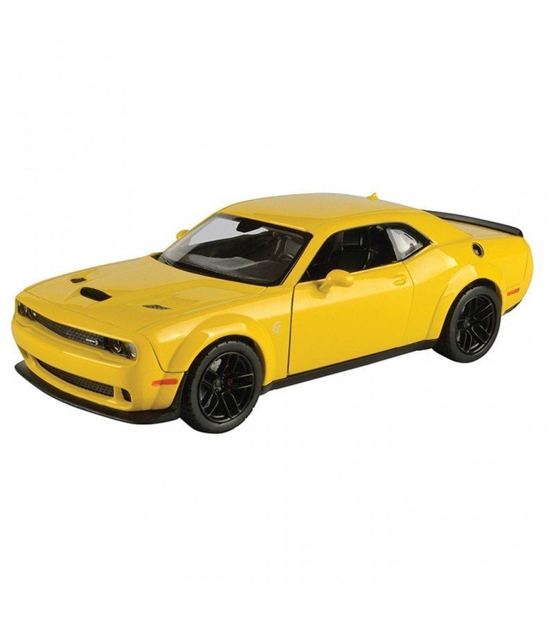 Dodge Challenger SRT Hellcat Wide-Body 2018 Model 1:24 Ölçekli Sarı