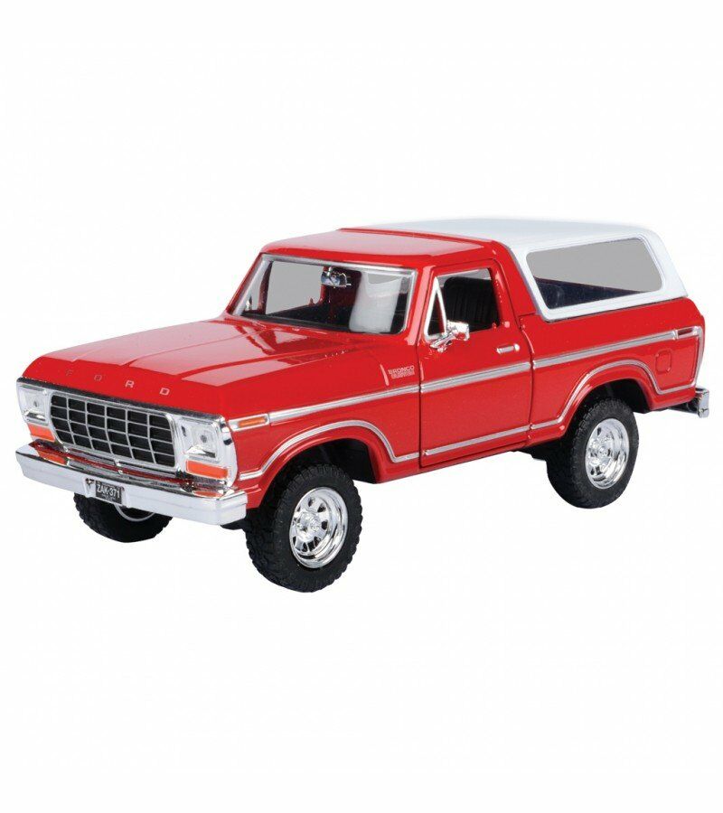 Ford Bronco Hard Top 1978 Model 1:24 Ölçekli Kırmızı
