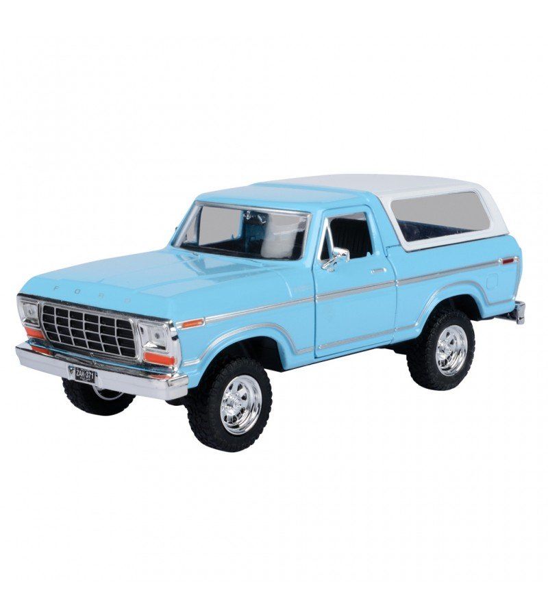 Ford Bronco Hard Top 1978 Model 1:24 Ölçekli Mavi