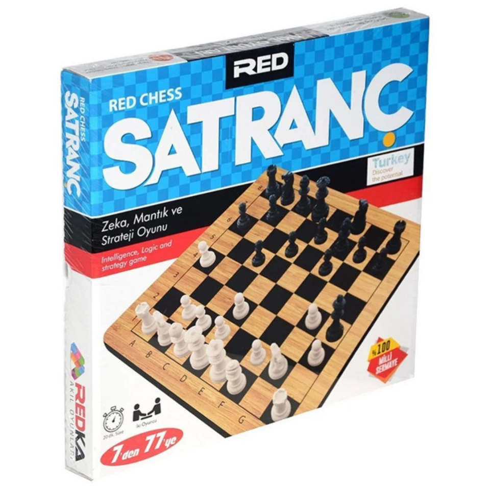 Satranç Ahşap - Mavi Su Dünyası