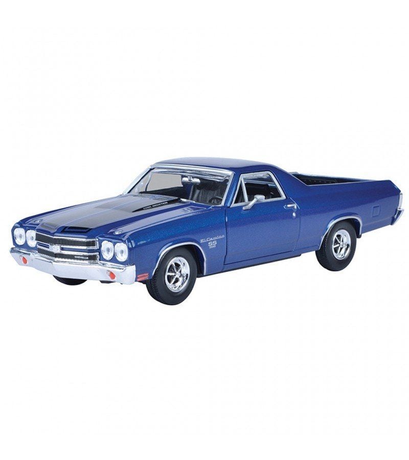 1970 Model Klasik Chevy El Camino SS 396 1:24 Ölçekli Mavi