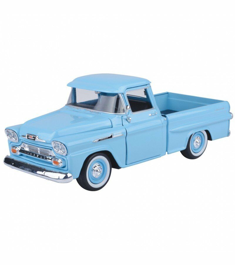 1958 Model Klasik Chevy Apache Fleetline Pickup 1:24 Ölçekli
