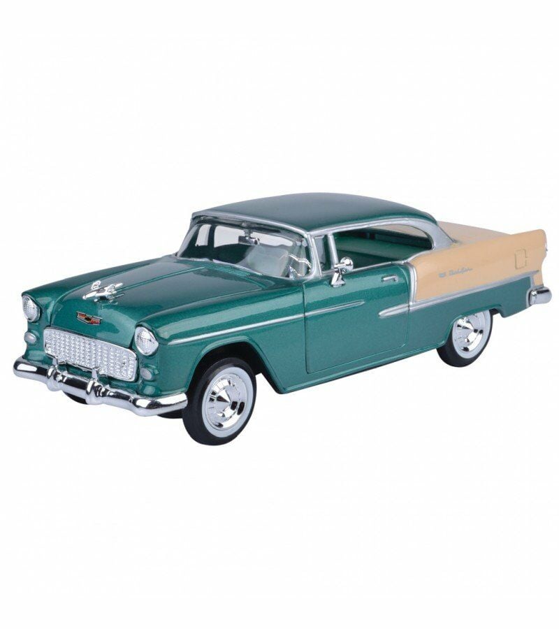 1955 Model Klasik Chevy Bel Aır 1:24 Ölçekli Yeşil