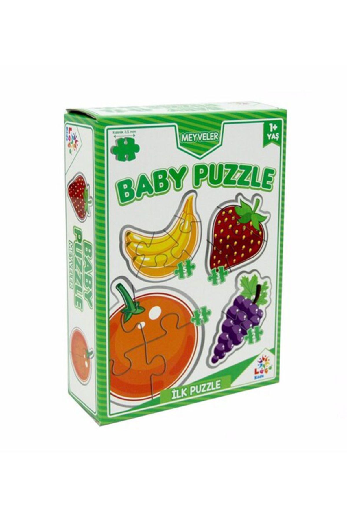 Puzzle Baby Meyveler 4 Büyük Parça - Mavi Su Dünyası