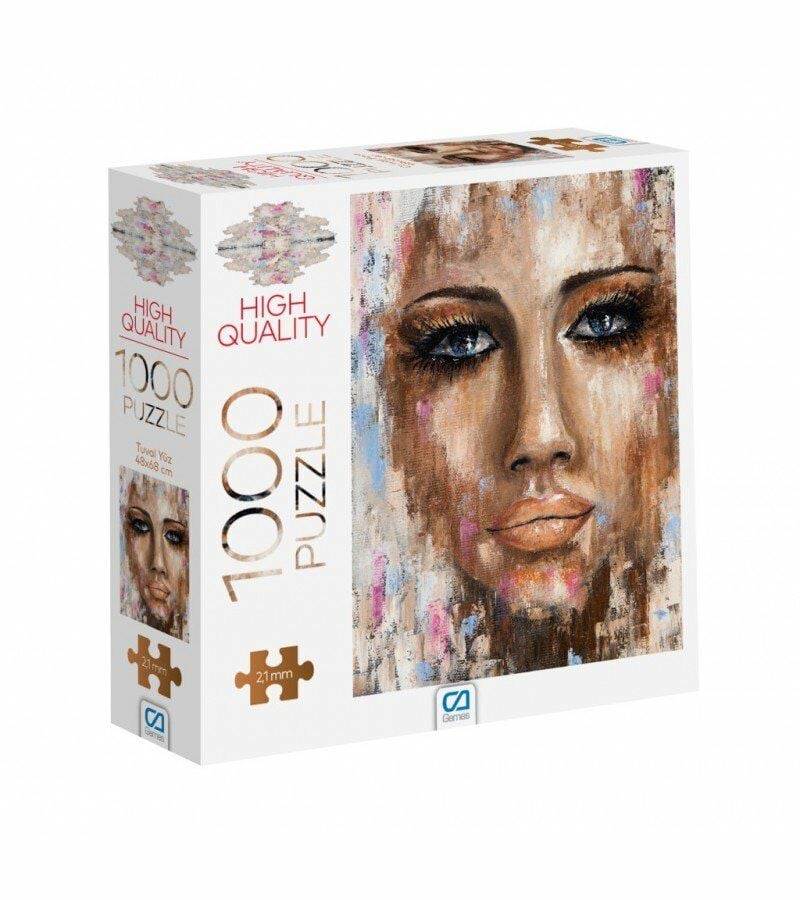 Tuval Yüz Puzzle 1000 Parça