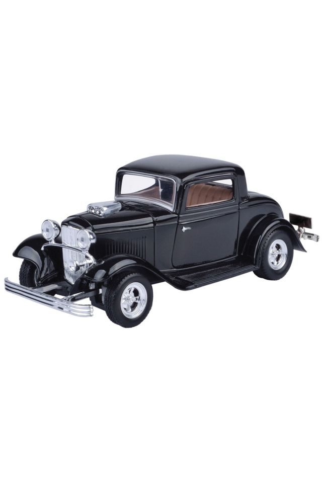 1932 Model Klasik Ford Coupe 1:24 Ölçekli Siyah