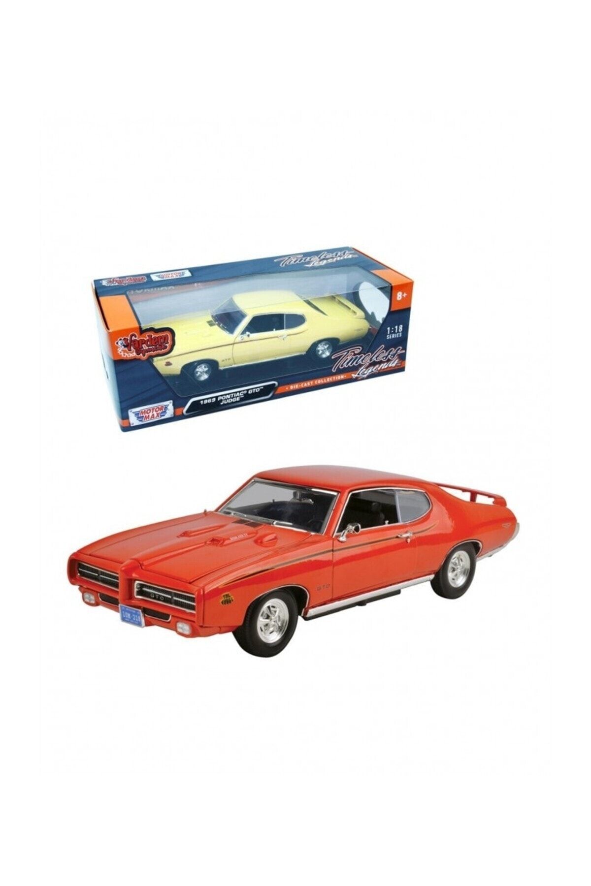 1969 Model Klasik Pontiac Oto Judge Araba 1:24