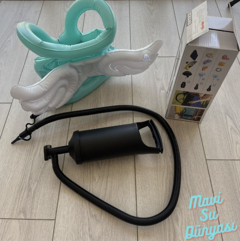 Pompa Dahil | Çocuk Şişme Can Yeleği | Can Simidi | Kanatlı Can Yeleği | Deniz ve Havuz Can Simidi | Can Simit Pembe - M