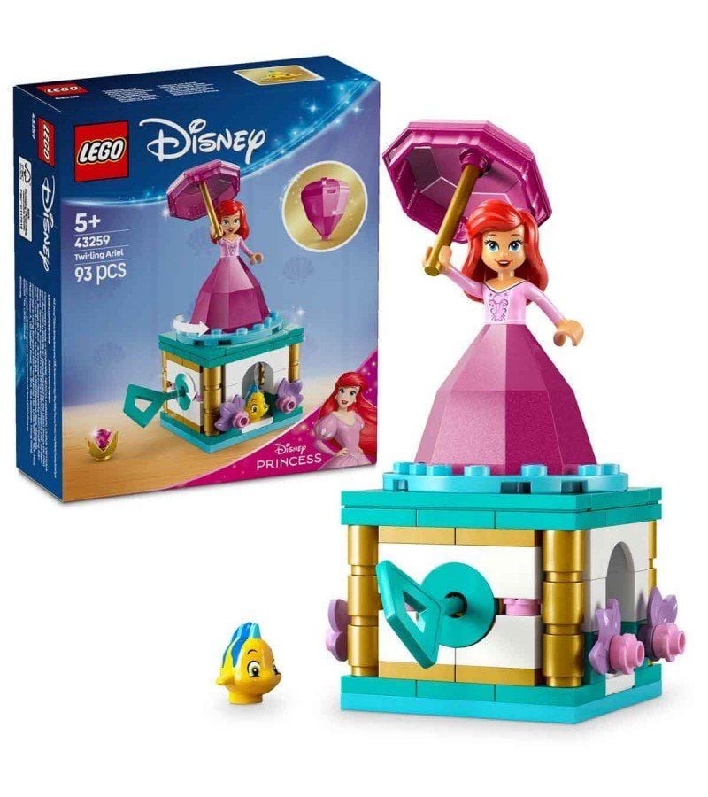 Lego 93 Parça Princess Dönen Ariel Yapım Seti
