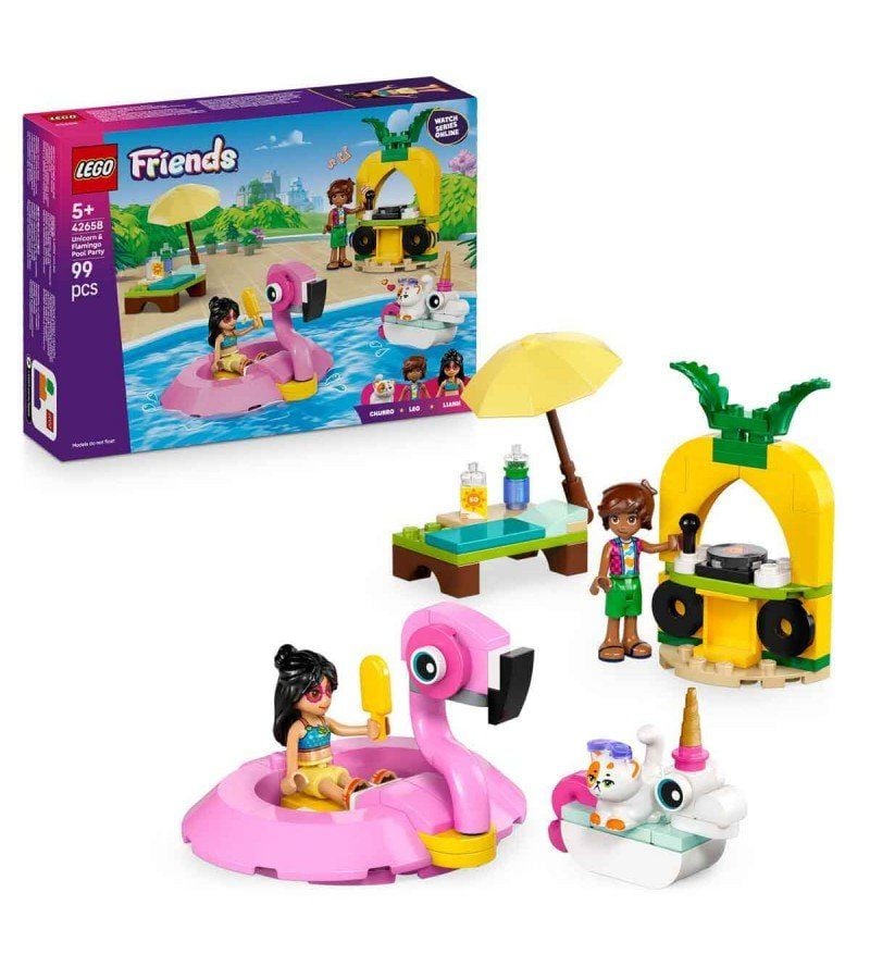 Lego 90 Parça Unicorn ve Flamingo