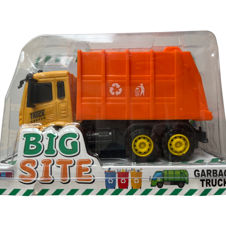 Vakumlu Kutuda Çöp Kamyonu | Mavi Su Dünyası Turuncu