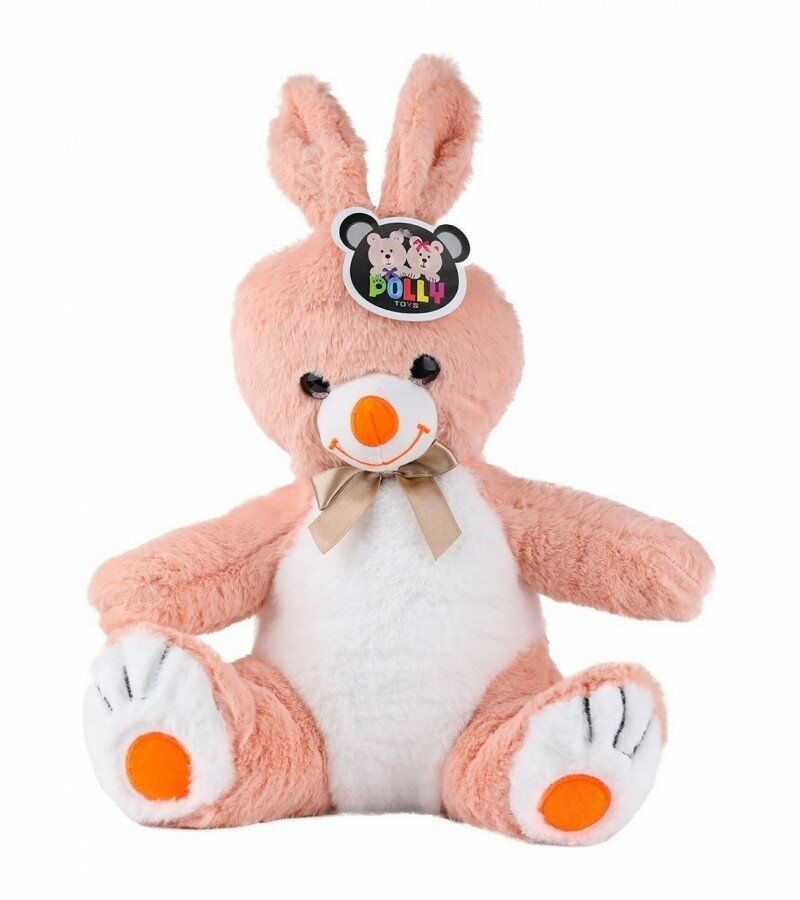 Peluş Tavşan Havuçlu 55 Cm Turuncu