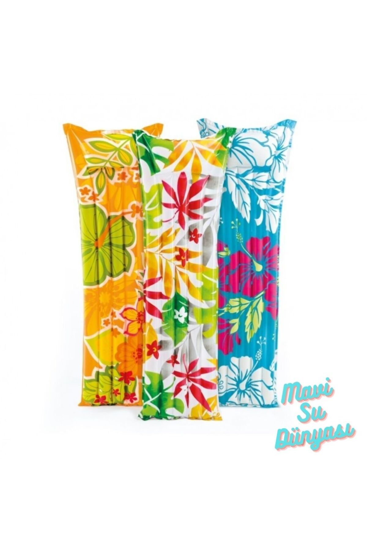 Desenli Deniz Yatağı 183 Cm x 69 Cm Yeşil