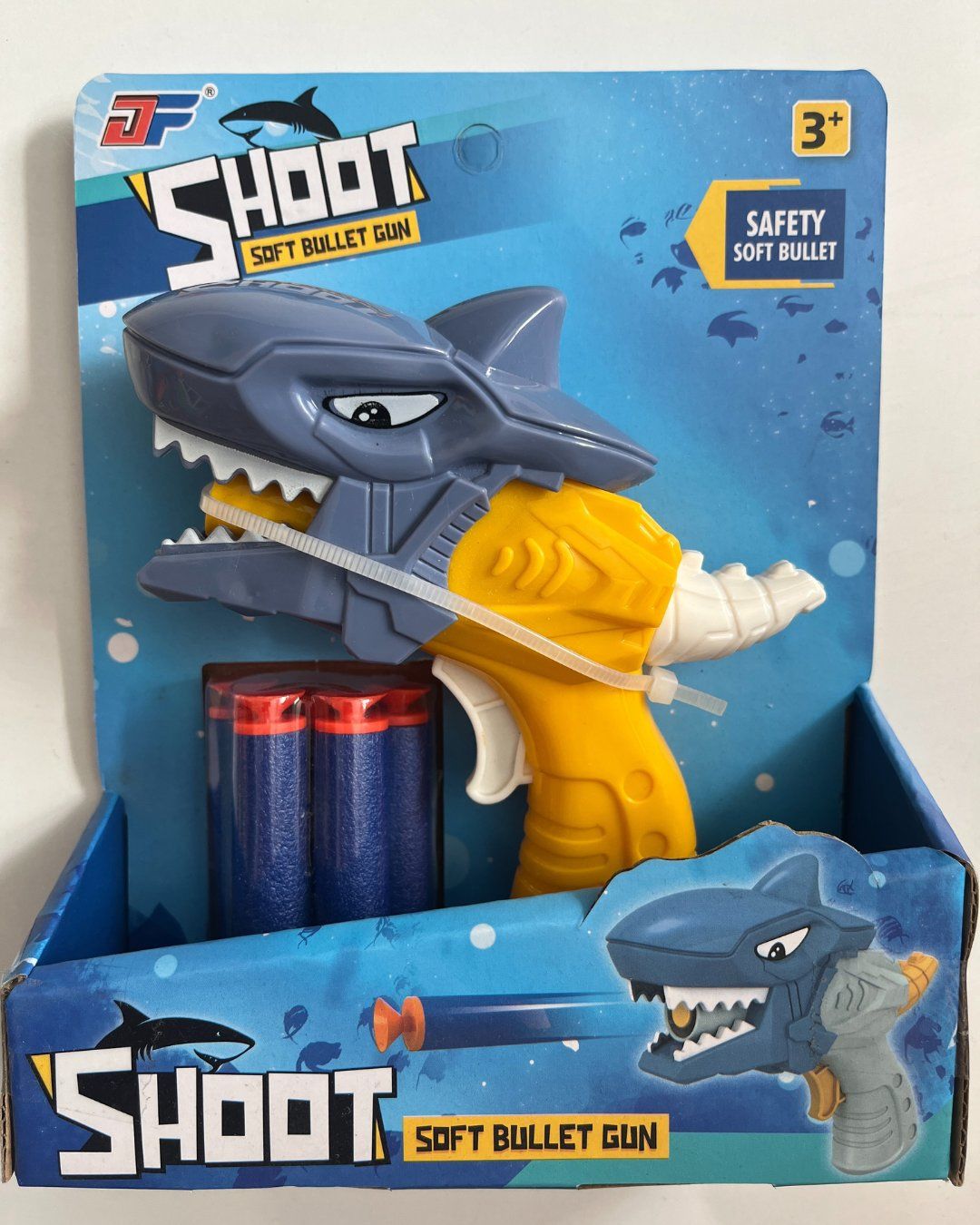 Kartelalı Köpek Başlı Dart Atıcı 12 x 12 Cm Mavi